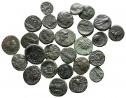 Lot of ca. 30 greek bronze coins / SOLD AS SEEN, NO RETURN!