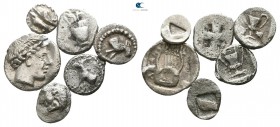 Lot of 6 greek silver fractions / SOLD AS SEEN, NO RETURN!