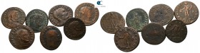 Lot of 7 roman bronze coins / SOLD AS SEEN, NO RETURN!