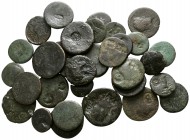Lot of ca. 33 roman countermarked coins / SOLD AS SEEN, NO RETURN!