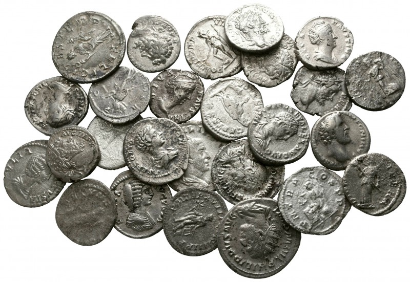 Lot of ca. 26 roman imperial silver coins / SOLD AS SEEN, NO RETURN!