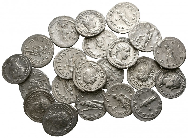 Lot of 21 roman imperial antoniniani / SOLD AS SEEN, NO RETURN!