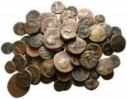 Lot of ca. 80 ancient bronze coins / SOLD AS SEEN, NO RETURN!