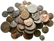 Lot of ca. 60 ancient bronze coins / SOLD AS SEEN, NO RETURN!