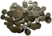 Lot of ca. 58 ancient bronze coins / SOLD AS SEEN, NO RETURN!