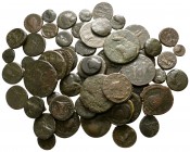 Lot of ca. 58 ancient bronze coins / SOLD AS SEEN, NO RETURN!