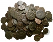 Lot of ca. 100 ancient bronze coins / SOLD AS SEEN, NO RETURN!