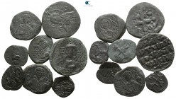 Lot of 8 byzantine bronze coins / SOLD AS SEEN, NO RETURN!