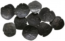 Lot of 10 byzantine skyphate coins / SOLD AS SEEN, NO RETURN!