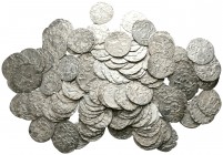 Lot of ca. 133 medieval silver coins / SOLD AS SEEN, NO RETURN!