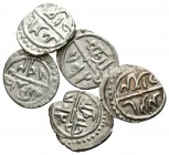 Lot of 5 islamic silver coins / SOLD AS SEEN, NO RETURN!