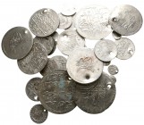 Lot of ca. 32 modern silver coins / SOLD AS SEEN, NO RETURN!