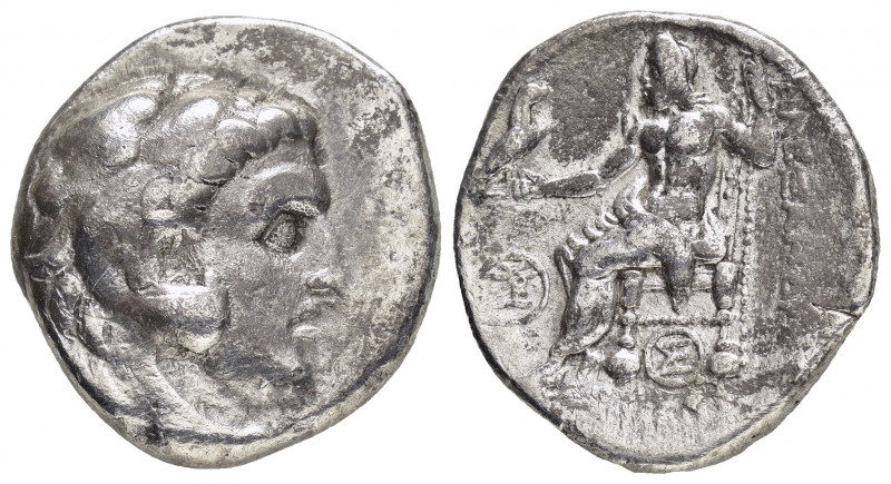 KINGS of MACEDON. Alexander III The Great.(336-323 BC).Tyre.Drachme.

Obv : Head...