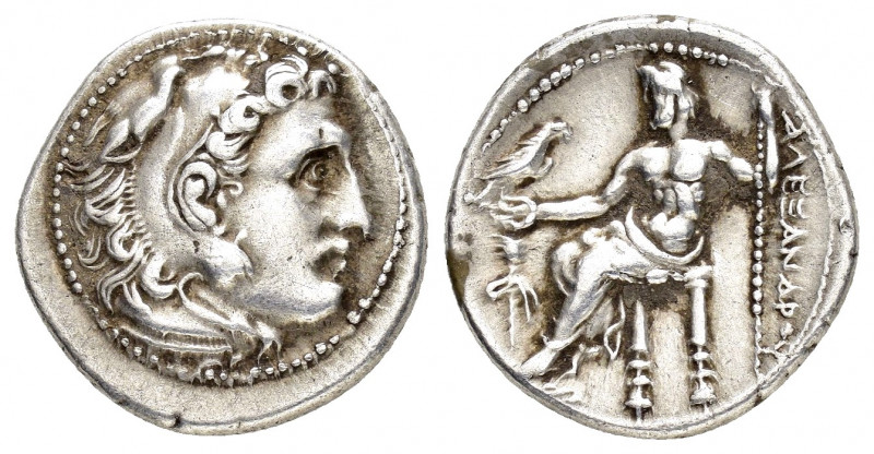 KINGS of MACEDON. Alexander III The Great.(336-323 BC). Drachm.

Obv : Head of H...