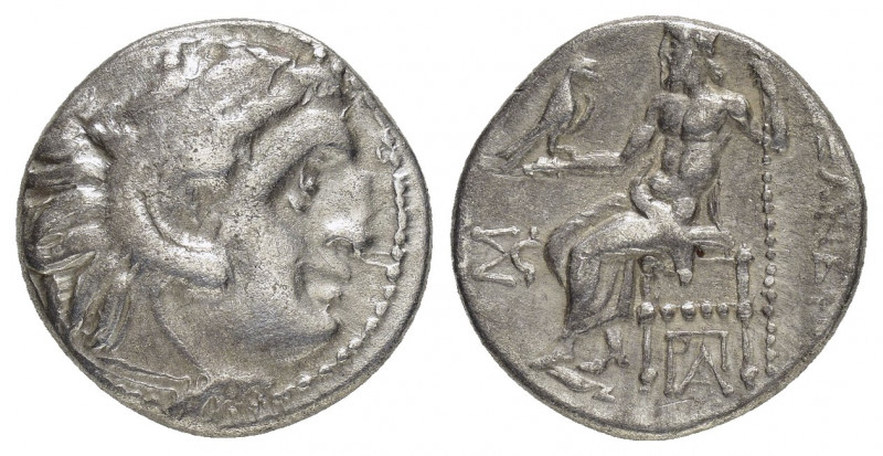 KINGS of MACEDON.Alexander III The Great.(336-323 BC).Kolophon.Drachm. 

Obv : H...
