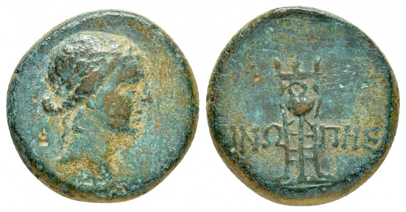 PAPHLAGONIA.Sinope.(Circa 120-63 BC).Ae.

Obv : Laureate head of Apollo right.

...
