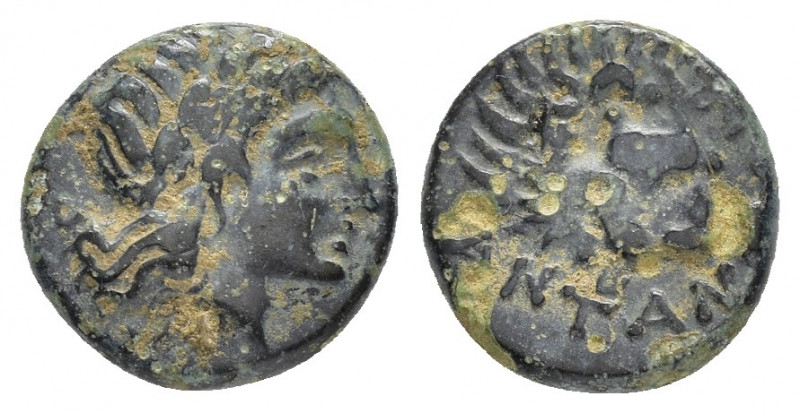 TROAS.Antandros.(4th-3rd centuries BC). Ae.

Obv : Laureate head of Apollo right...