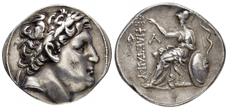 KINGS of PERGAMON.Eumenes I.(263-241 BC).Pergamon.Tetradrachm.

Obv: Laureate ...