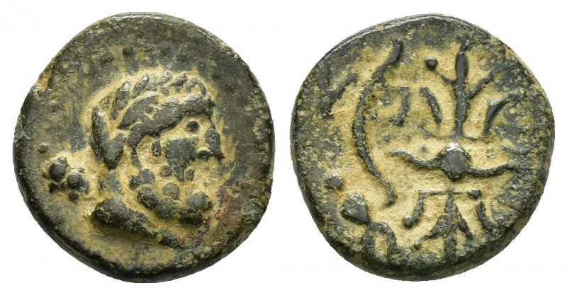 PISIDIA.Selge.(2nd-1st centuries BC).Ae.

Obv : Head of Herakles right, with clu...