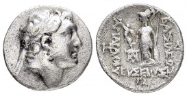 KINGS of CAPPADOCIA.Eusebeia.Ariarathes V.(Circa 163-130 BC).Drachm

Obv : Diademed head right.

Rev : BAΣΙΛΕΩΣ APIAPAΘOY EYΣEBOYΣ.
Athena Nikephoros ...
