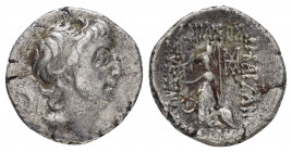 KINGS of CAPPADOCIA.Ariobarzanes III.(52-42 BC).Drachm.

Obv : Diademed head right.

Rev : BAΣIΛEΩΣ APIOBAPZANOV EVΣEBOVΣ KAI ΦIΛOPΩMAIOV.
Athena stan...