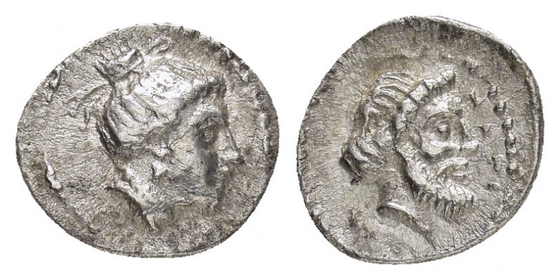 CILICIA.Nagidos.(Circa 400-380 BC).Obol.

Obv : Head of Aphrodite right; N to le...