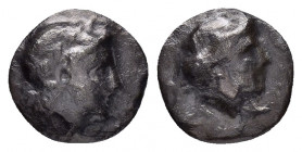 CILICIA.Uncertain.(4th century BC).Obol.

Obv :

Rev :

Condition : Darkly toned.Good very fine.

Weight : 1.04 gr
Diameter : 10 mm