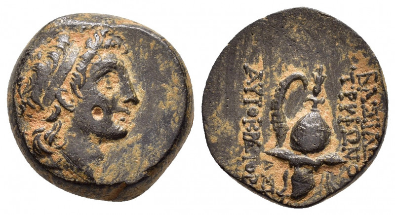 SELEUKID KINGS of SYRIA.Tryphon.(Circa 142-138 BC).Uncertain in Northern Syria.A...