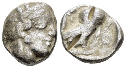 EGYPT.Pharaonic Kingdom.Uncertain pharaoh.(Late 5th-mid 4th centuries BC).Tetradrachm.

Obv : Helmeted head of Athena right, with frontal eye.

Re...
