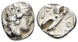 EGYPT.Pharaonic Kingdom.Uncertain pharaoh.(Late 5th-mid 4th centuries BC).Tetradrachm.

Obv : Helmeted head of Athena right, with frontal eye.

Re...