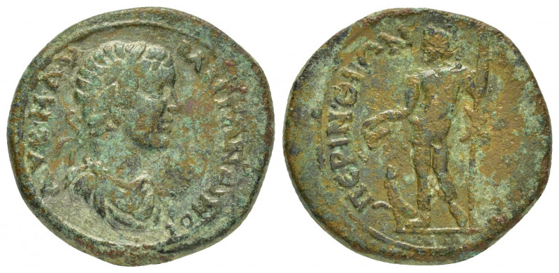 THRACE.Perinthus.Elagabalus.(218-222).Ae. 

Obv : ΑΥΤ Κ Μ ΑΥΡΗΛΙ ΑΝΤΩΝΕΙΝΟϹ ΑΥΓ....