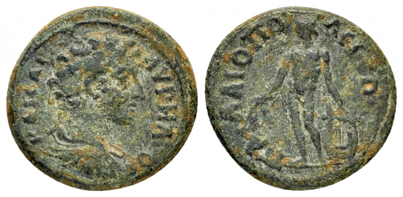 PISIDIA.Palaeopolis.Marcus Aurelius.(161-180).Ae.

Obv : ΑVΡΗΛΙΟϹ ΚΑΙϹΑΡ; bare-h...