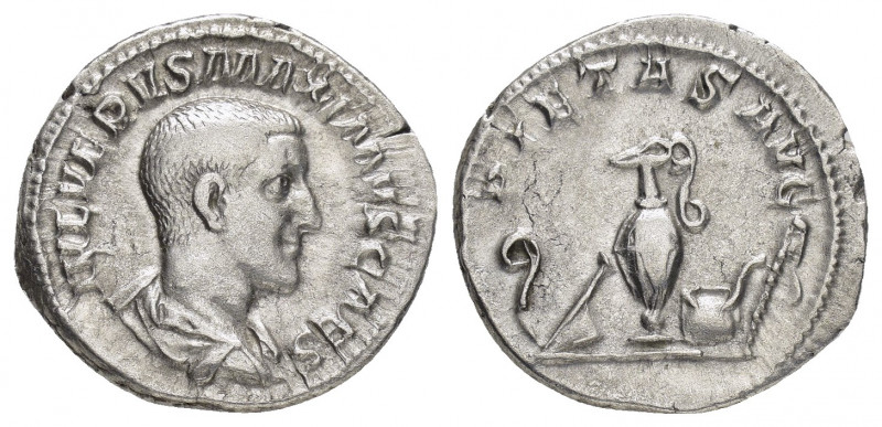 MAXIMUS.(Caesar, 235-238).Rome.Denarius.

Obv : IVL VERVS MAXIMVS CAES.
Bare-...