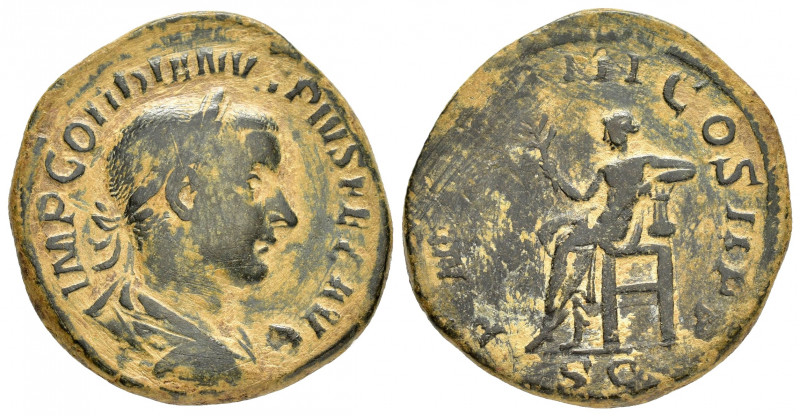 GORDIAN III.(238-244).Rome.Sestertius. 

Obv : IMP GORDIANVS PIVS FEL AVG.
Laure...