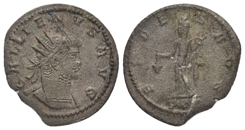 GALLIENUS.(253-268).Antioch.Antoninianus. 

Obv : GALLIENVS AVG.
Radiate and cui...