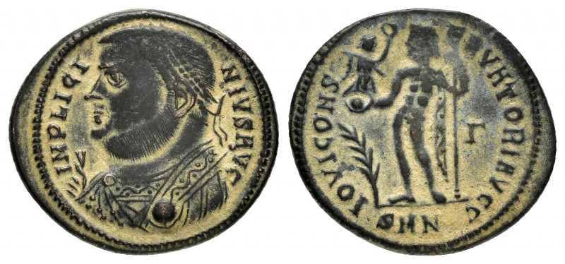 LICINIUS I.(308-324).Nicomedia.Follis. 

Obv : IMP LICINIVS AVG.
Laureate and dr...