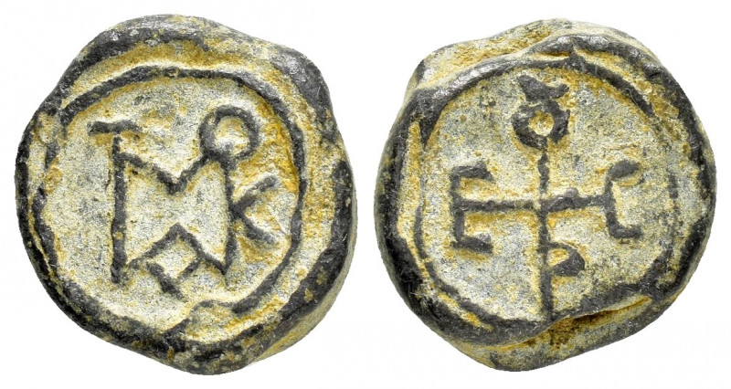 BYZANTINE LEAD SEAL.(Circa 11 th Century).Pb.

Obv :

Rev :

Condition : Nice gr...