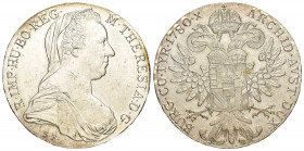 HOLY ROMAN EMPIRE. Maria Theresia.(1740-1780).Günzburg.Reichstaler.

Obv : M THERESIA D G R IMP HU BO REG.
Diademed, veiled and draped bust right.

Re...