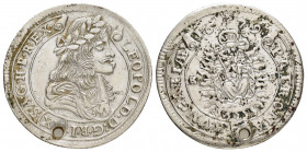 HOLY ROMAN EMPIRE. Leopold I.(1658-1705).Kremnitz.15 Kreuzer.

Obv : LEOPOLDVS D G R I S A G H B REX.
Laureate and cuirassed bust right.

Rev : PATRON...