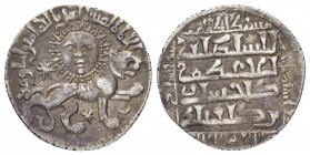 SELJUQ of RUM.Kaykhusraw II.(1211-1220).Siwas.AH 639.Dirhem.

Obv : Lion advancing right, three stars around, above, personification of sun above.

Re...