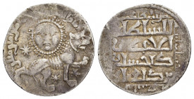 SELJUQ of RUM.Kaykhusraw II.(1211-1220).Siwas.AH 639.Dirhem.

Obv : Lion advancing right, three stars around, above, personification of sun above.

Re...