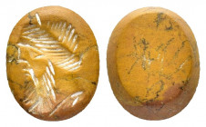 ANCIENT GREEK INTAGLIO GEMSTONE.(2nd-1st century BC).

Obv : Bareheaded and draped bust right.

Rev : Blank.

Condition : Good very fine.

Weight : 0....