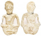 ANCIENT ROMAN LEAD STATUETTE.(1st-2nd century).Ae.

Obv : Male.

Rev : Blank.

Condition : Good very fine.

Weight : 17.1 gr
Diameter : 48 mm