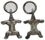 ANCIENT ROMAN SILVER PENDANT.(1st-2nd century).Ae.

Obv : Frog.

Rev : Blank.

Condition : Good very fine.

Weight : 2.8 gr
Diameter : 29 mm