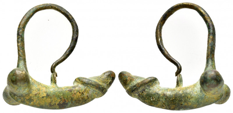 ROMAN PHALLIC PENDANT.(Circa1st-2nd Century).Ae.

Obv : Blank.

Rev : Blank.

Co...