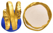 ANCIENT ROMAN GOLD RING.(3rd-4th century).Gold.

Obv : Snake.

Rev : Blank.

Condition : Good very fine.

Weight : 2.27 gr
Diameter : 15 mm