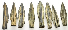 ANCIENT ROMAN BRONZE SWORD PENDANT.(Circa 1st - 2nd century).Ae.

Obv :

Rev :

Condition : Good very fine.

Weight : gr
Diameter : mm