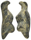 ANCIENT ROMAN BRONZE EAGLE STATUETTE.(1st-2nd century).Ae.

Obv :

Rev :

Condition : Good very fine.

Weight : gr
Diameter : mm