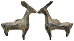 ANCIENT ROMAN BRONZE EAGLE STATUETTE.(1st-2nd century).Ae.

Obv :

Rev :

Condition : Good very fine.

Weight : gr
Diameter : mm