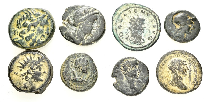 ANCIENT BRONZE COINS.SOLD AS SEEN.NO RETURN.